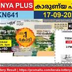 kerala lottery results karunya plus